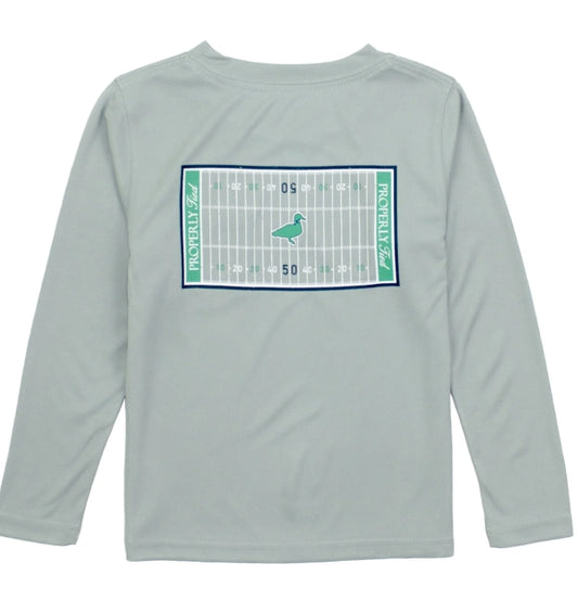 football field chrome gray