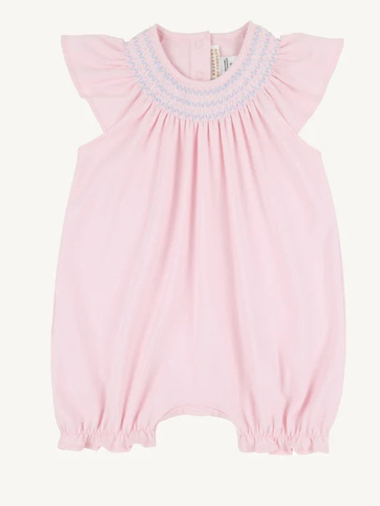 Sandy smocked romper