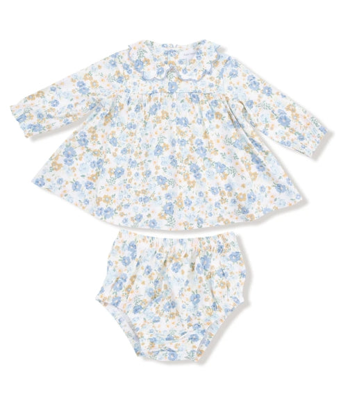 sweet rose calico dress and bloomer