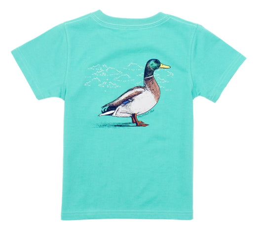 Boys duck ss soft green