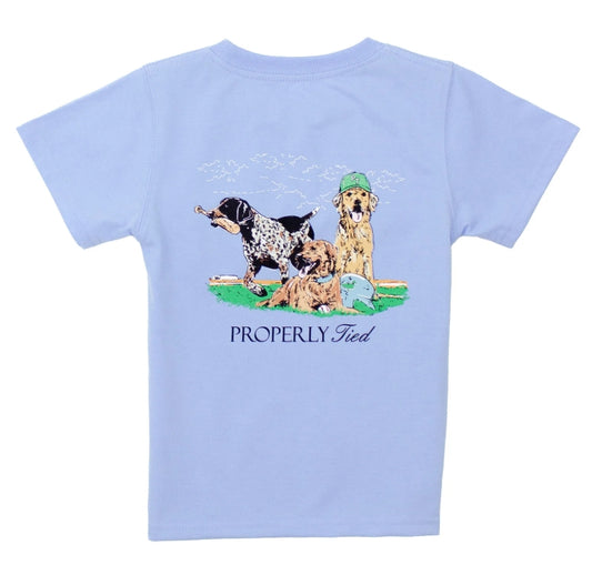 Boys Diamond dogs ss light blue