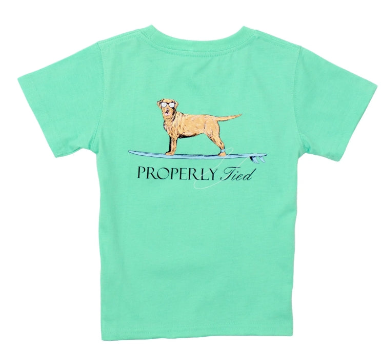 Boys waverider ss wash green