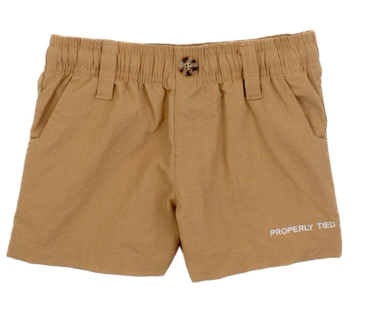 Boys mallard shorts camel