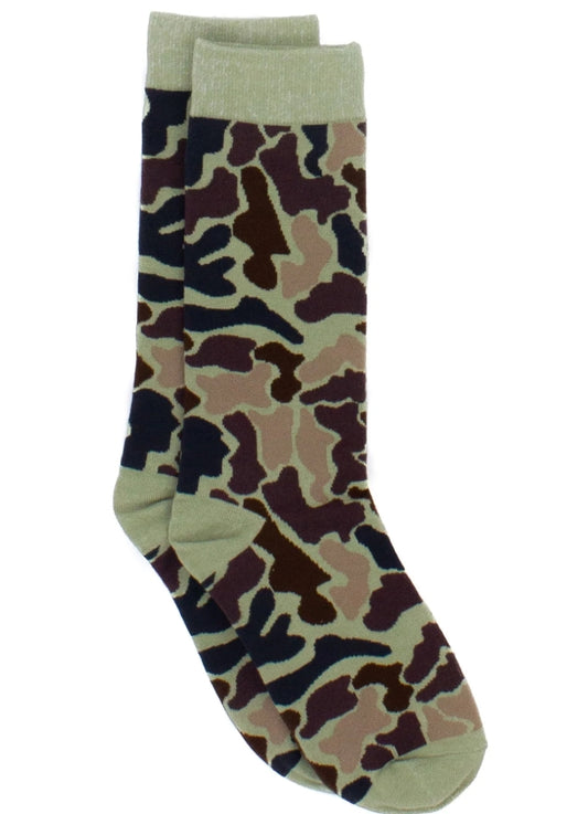 Lucky Duck Socks Vintage Camo