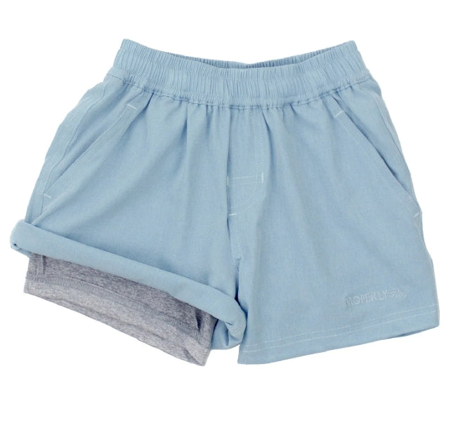 Ace shorts powder blue