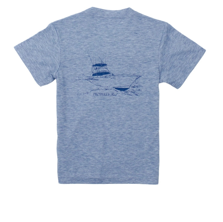 Portland pocket tee deep sea ocean