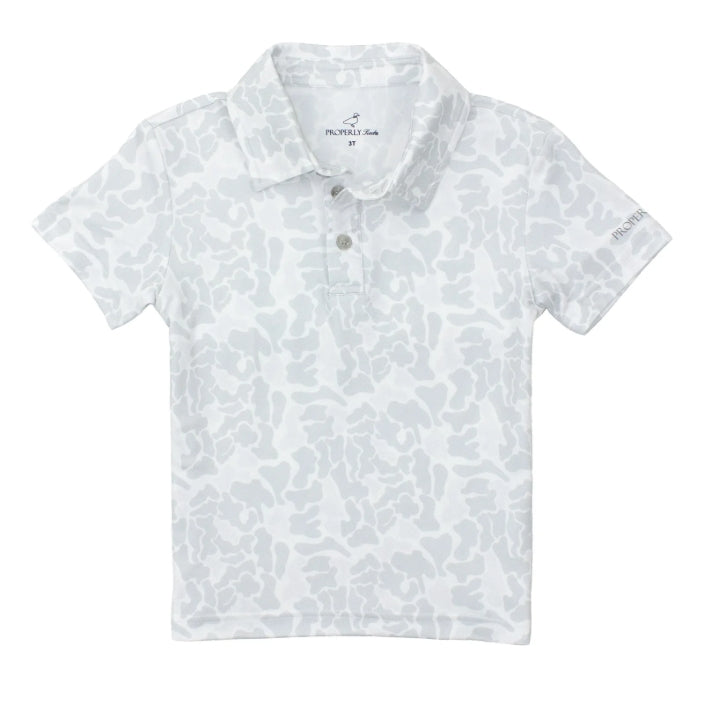 Ravine snow camo polo