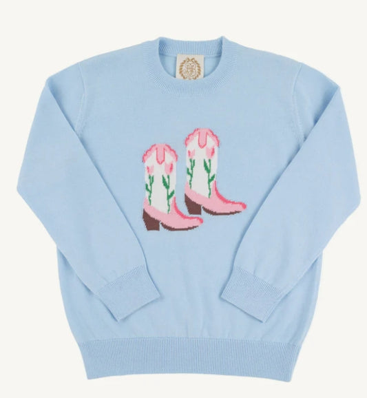 Isabelle's Intarsia boot sweater