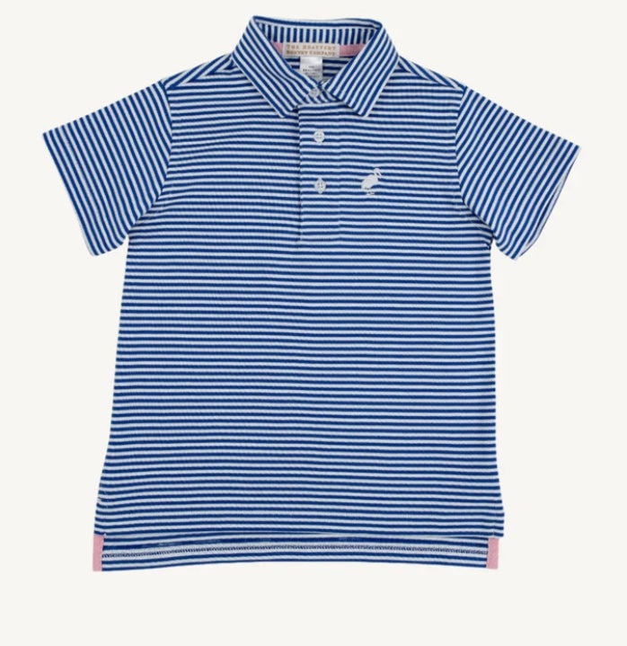 Rockefeller royal stripe polo