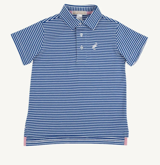Rockefeller royal stripe polo