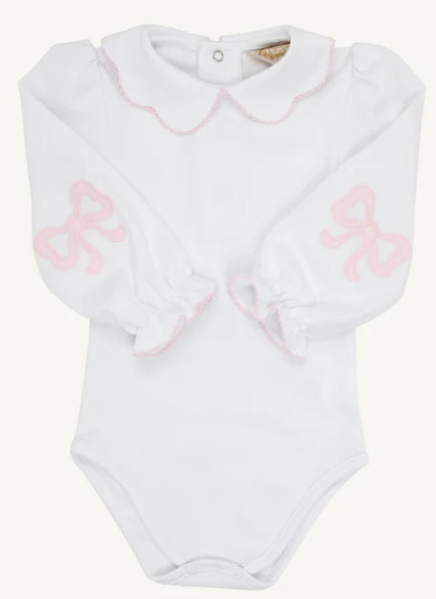 Emma's elbow patch onsie