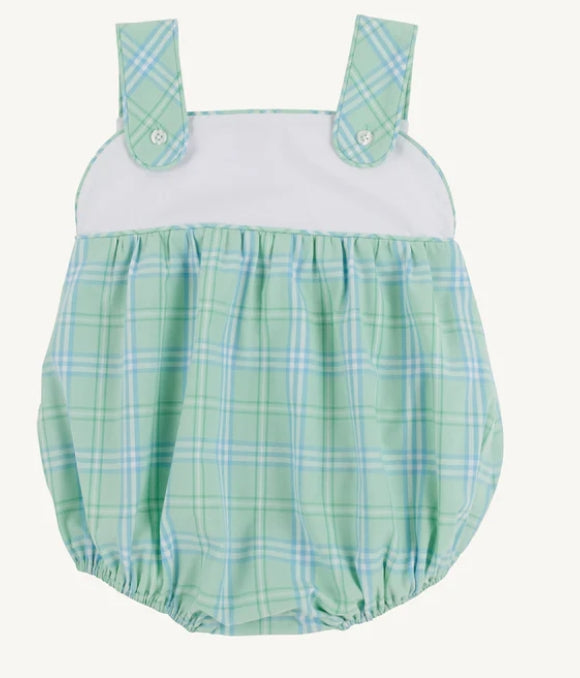 Green Plaid Bingham Bubble