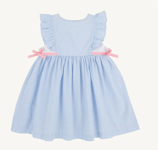 Pammys Pinafore seersucker