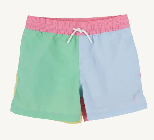 Country club colorblock trunks