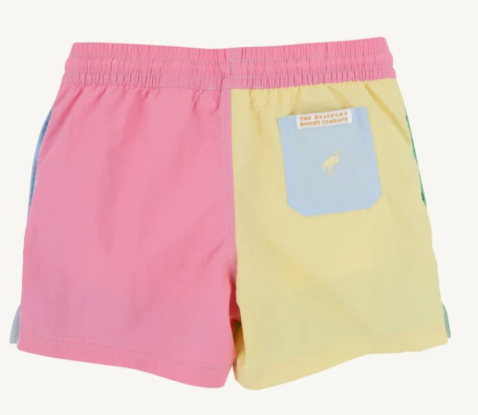Country club colorblock trunks