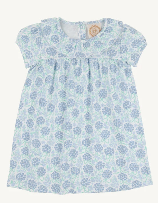 Handful of Hydrangeas ruffle dress