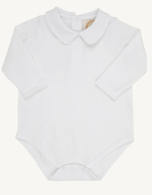 peter pan collar onsie