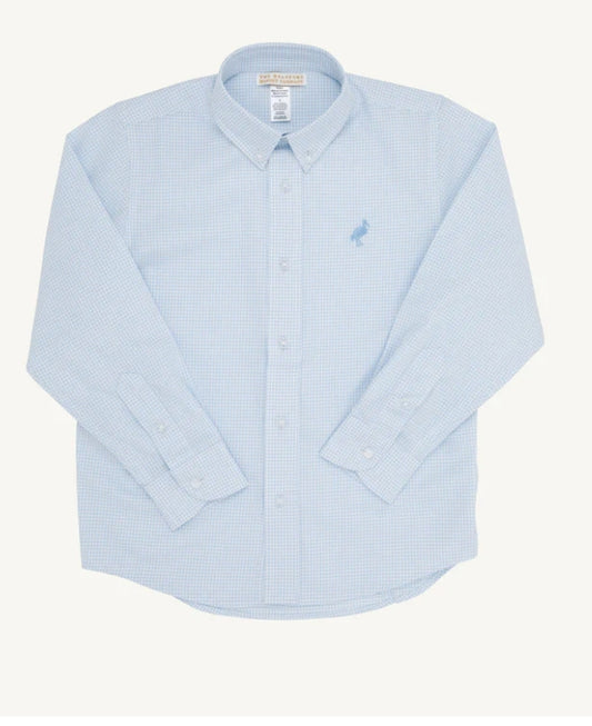 Dean's list dress shirt blue mini