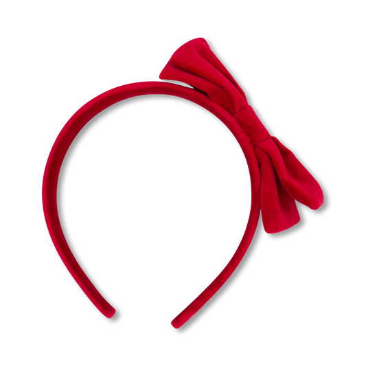 Hadley Headband- Ruby red