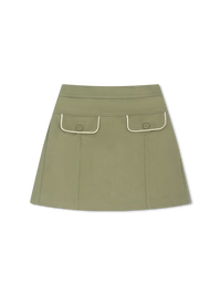 green claire skirt