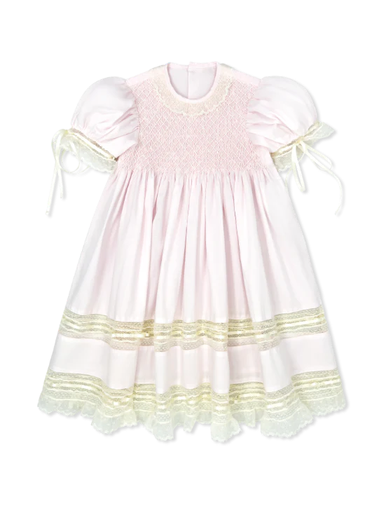 Pink Margaret Ecru dress