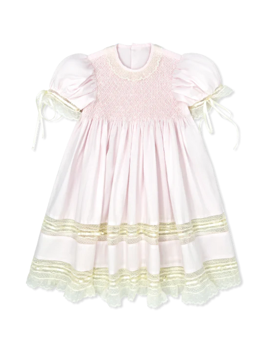 Pink Margaret Ecru dress