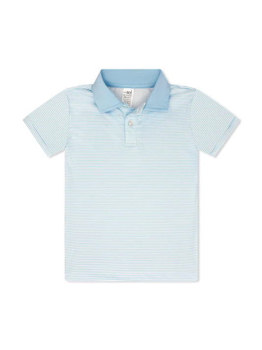 Parker Polo Blue Stripe