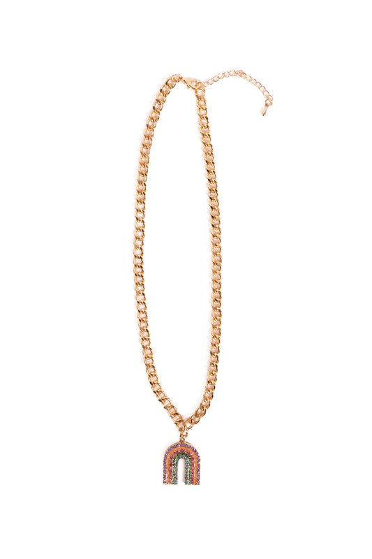 Somewhere Over the Rhinestone Necklace