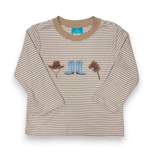 Cowboy knit boy LS t-shirt