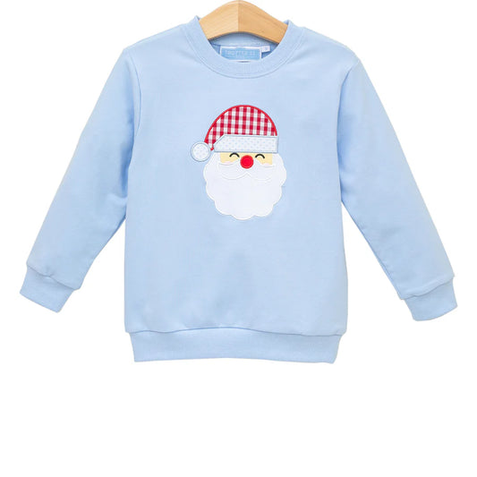 Blue Santa Pullover