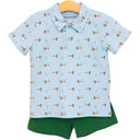 Ducks in a Row Polo Short Set