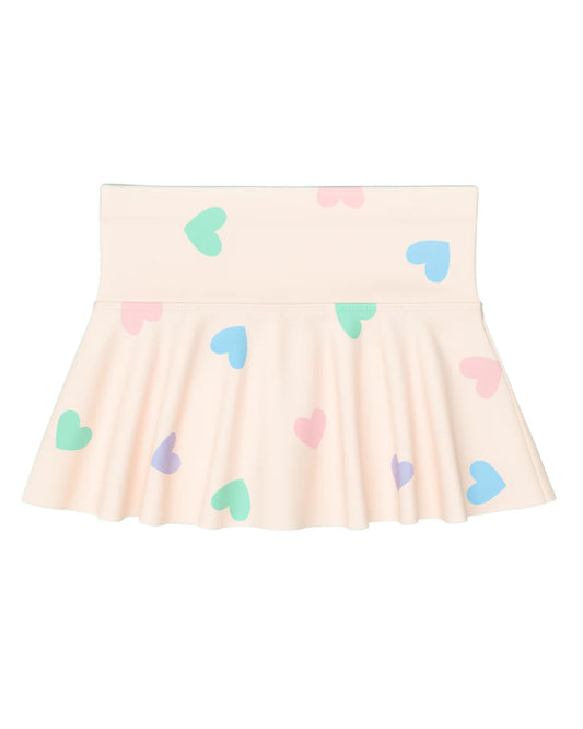 Peach Heart Skort