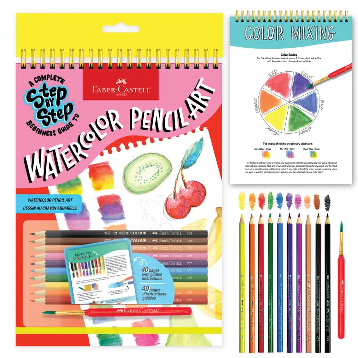 Step By Step Watercolor Pencil Art Beginner's Guide