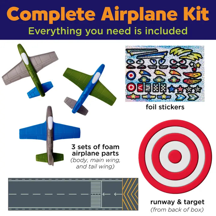 Stunt Squadron Foam Flyers Airplane Craft Kit