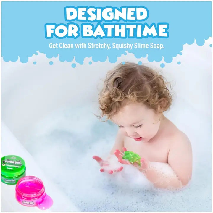 Super Goo Bath Slime™ Kids Soap Bath Toy, 6 Pack