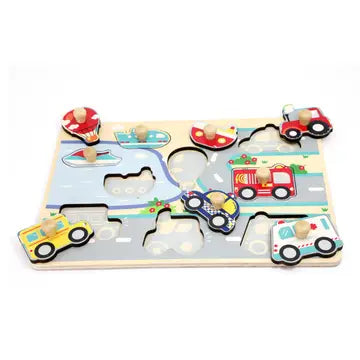 vehicle peg puzzle