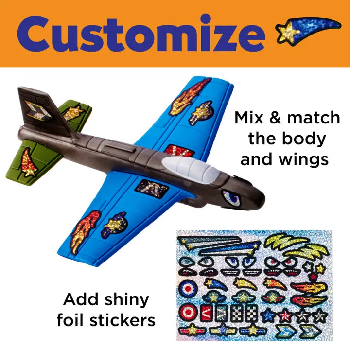 Stunt Squadron Foam Flyers Airplane Craft Kit