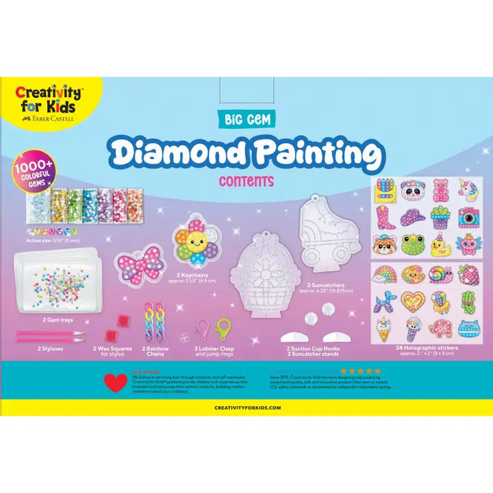 Deluxe Big Gem Diamond Painting Craft Kit
