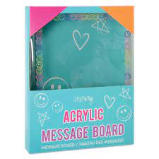 Acrylic message board