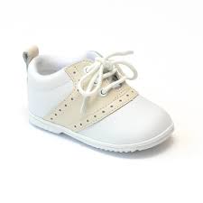 White Beige Saddle shoe