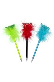 Dino fuzzy pens