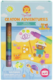 Beach- crayon adventure