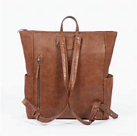 Large Leather Diaper Bag