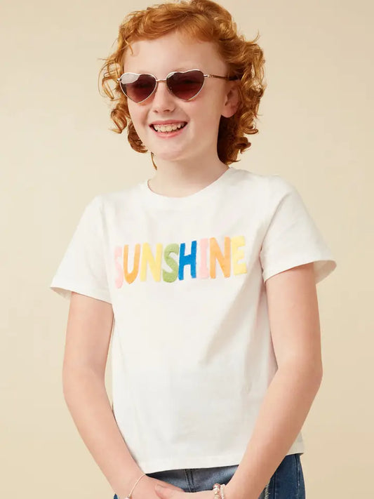 Sunshine Flocked T-Shirt