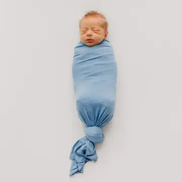Knit Swaddle Blanket - Robin