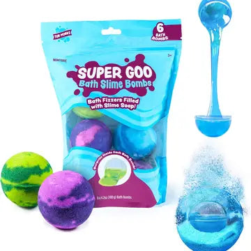 Bath slime surprise bath bombs