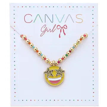 Jane smiey face necklace