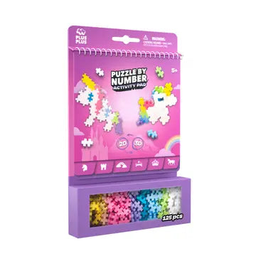 Puzzle by number activity pad fairytale