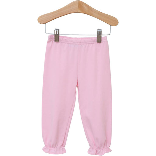 Pink ruffle bloomer pants