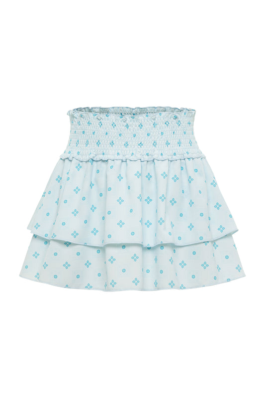 Scottie skirt aqua clover